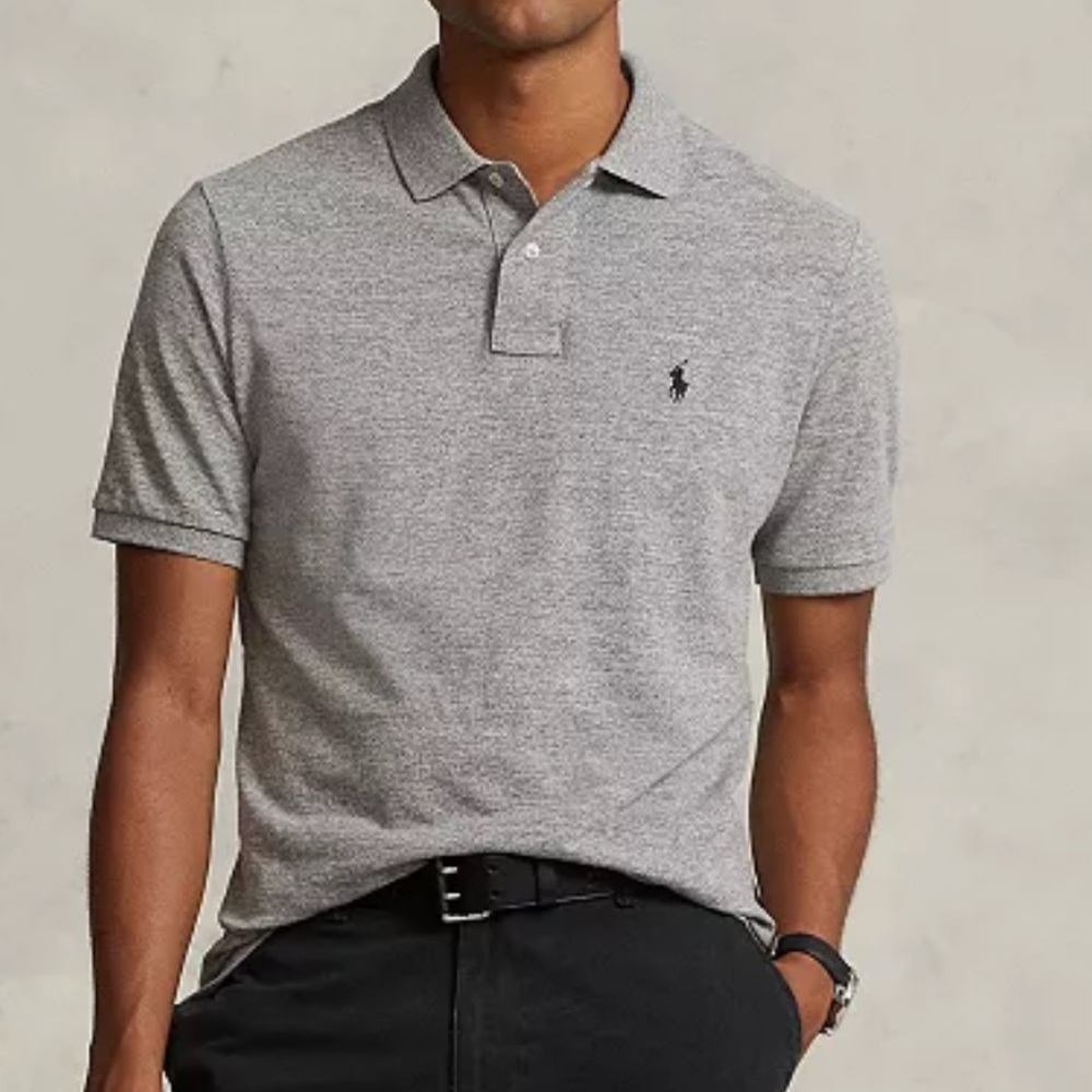Polo by Ralph Lauren Men's Gray Polo Shirt